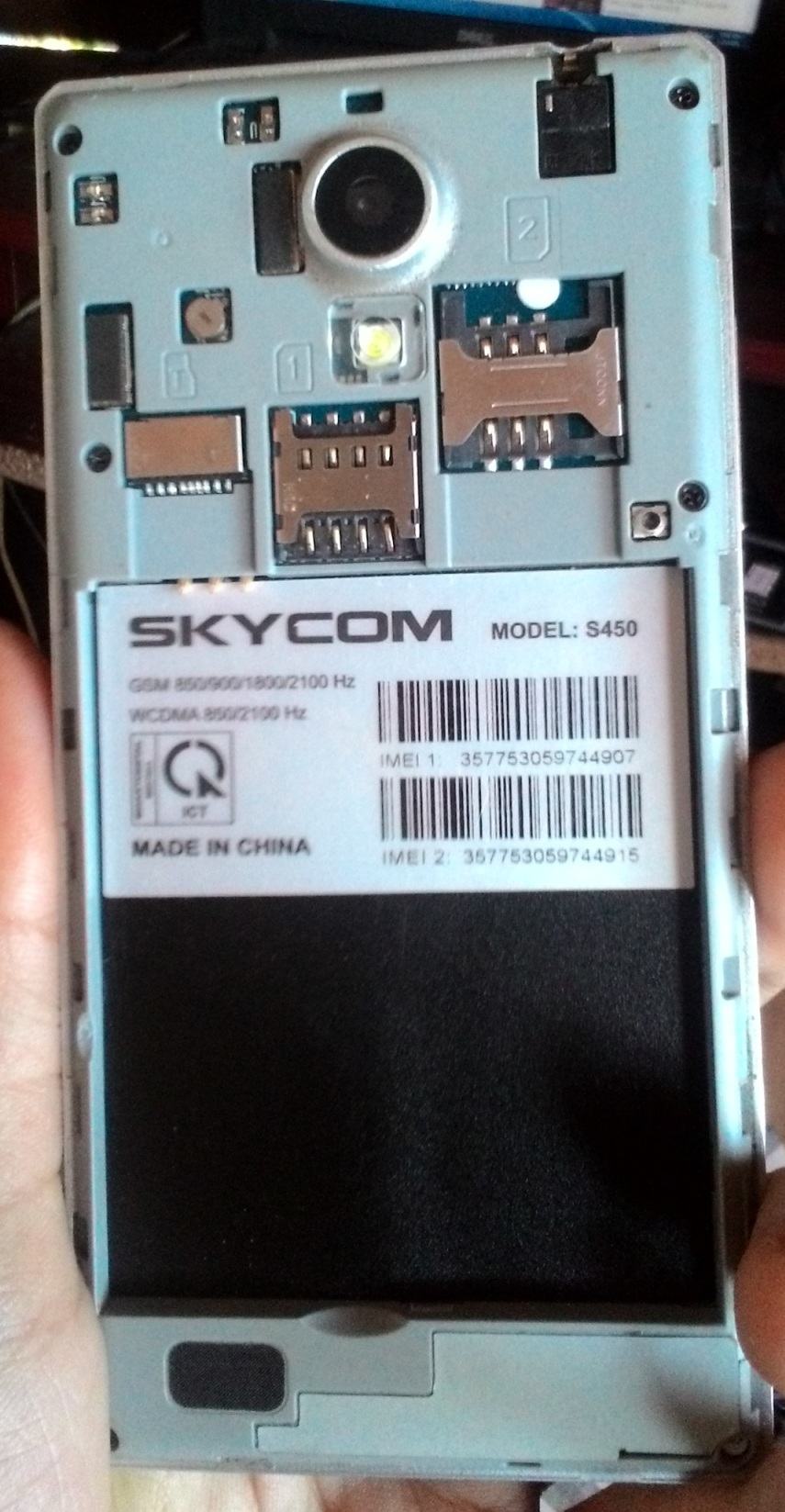 Rom stock Skycom S450 flashtool ok SkycomS450