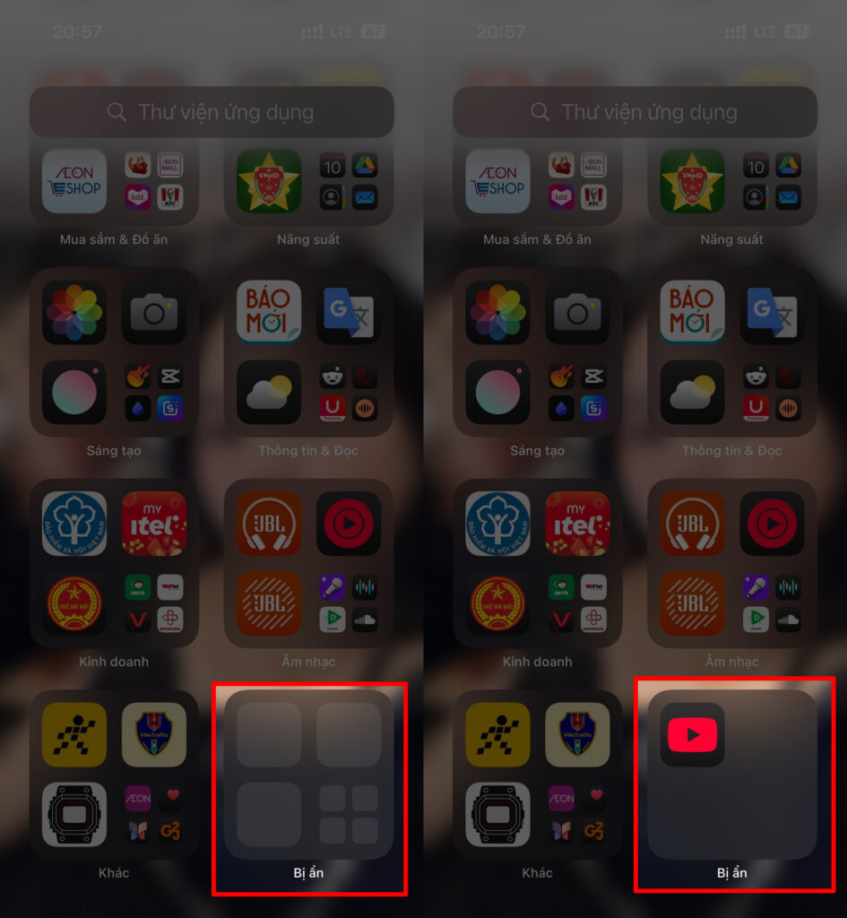 Cách ẩn ứng dụng trên iPhone