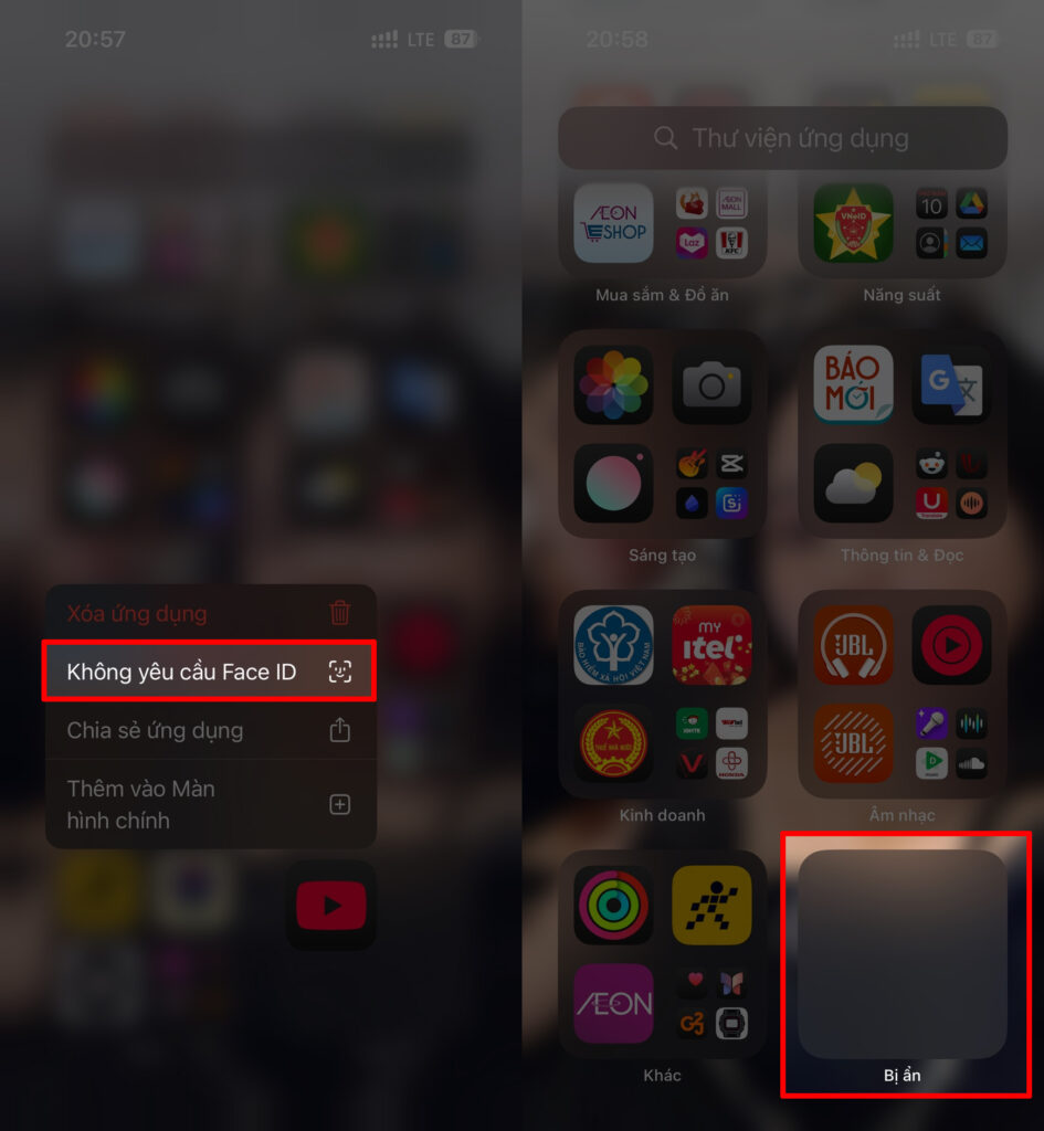 Cách ẩn ứng dụng trên iPhone