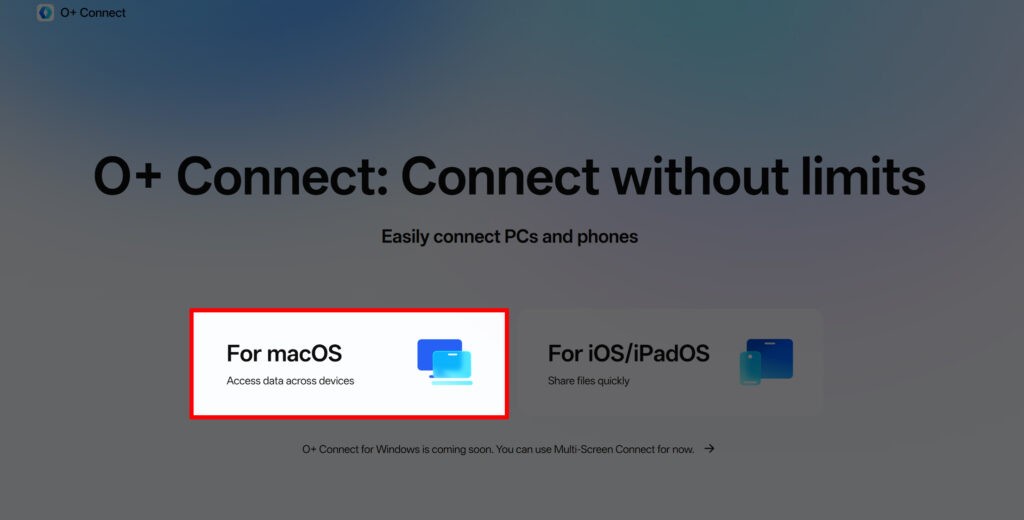 Cách liên kết giữa OPPO Find N5 với MacOS