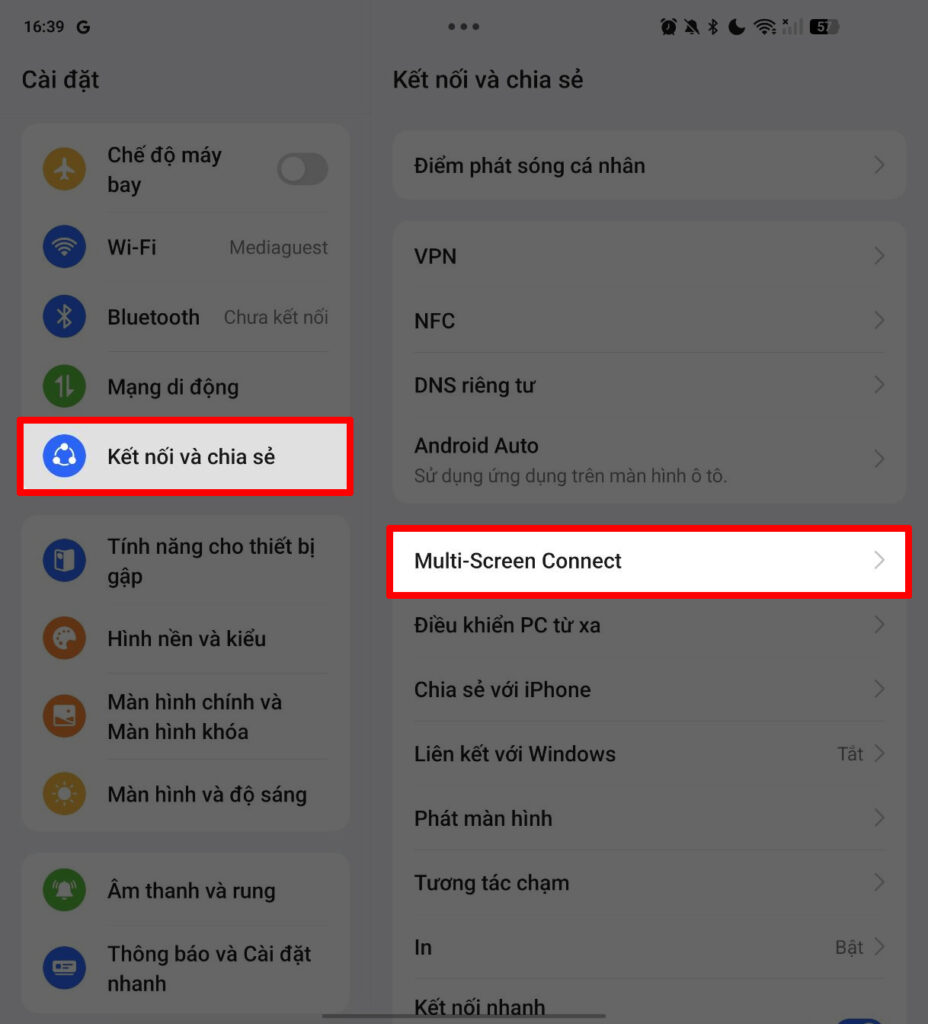 Cách liên kết giữa OPPO Find N5 với MacOS